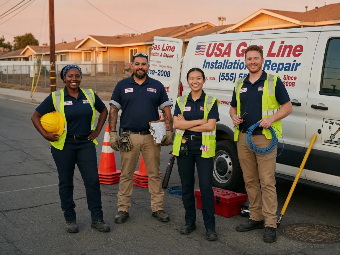 Gas Line Installation company in Cropsey, IL